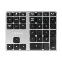 Logilink Keypad Bluetooth, mit 35 Tasten, ALU, Space grau