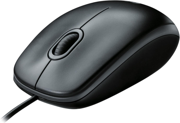 Logitech B100 Optical Mouse USB 800dpi ergonomisch schwarz