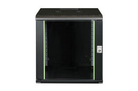 DIGITUS Netzwerkschrank Unique  12HE  643x600x600mm schwarz