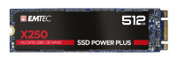 512GB Emtec X250 M.2 sATA SSD