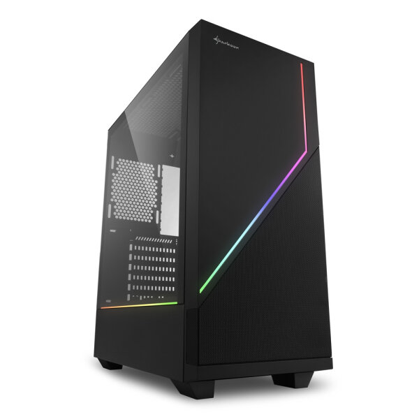 Sharkoon Gehäuse RGB   FLOW         ATX       1xGlas schwarz
