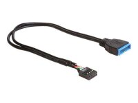 DELOCK USB3.0 Kabel Pinheader 19pin -> 9pin St/Bu 0.3