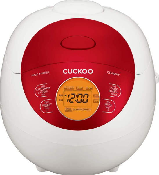 Cuckoo Reiskocher  0,54l CR-0351F 3D-Hitzesystem Warmhaltung