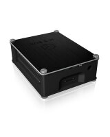 IcyBox  Raspberry Pi 4 Aluminium/Kunststoff Case Schutzgehäuse schwarz