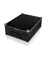 IcyBox  Raspberry Pi 4 Aluminium/Kunststoff Case Schutzgehäuse schwarz