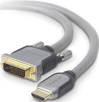 LogiLink HDMI Stecker / DVI-D 18+1 Stecker Adapter Kabel 3m