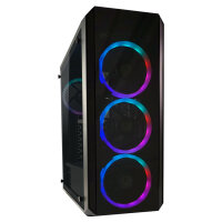 LC-Power Gaming 703B Quad Luxx Window RGB Black Edition
