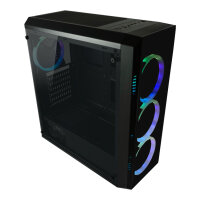 LC-Power Gaming 703B Quad Luxx Window RGB Black Edition