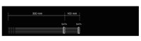 be quiet! Power Cable 2x S-ATA  400mm CS-3420