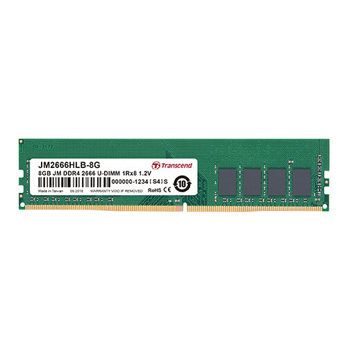 Transcend JetRam JM2666HLB-16G Speichermodul 16 GB 2 x 8 GB DDR4 288-pin DIMM