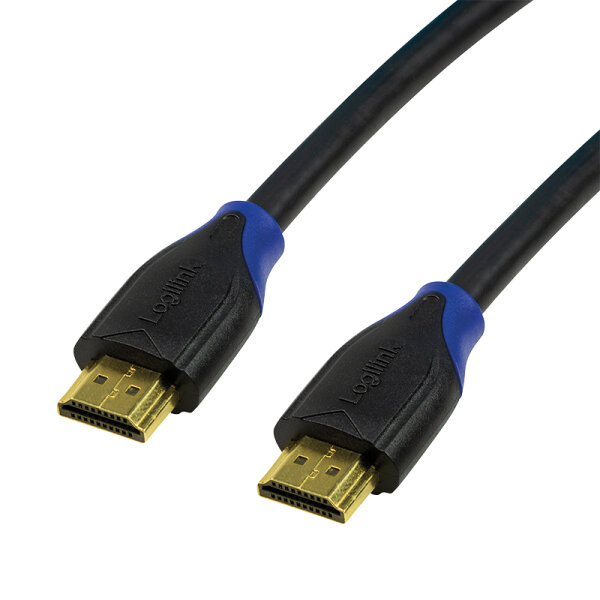 Logilink HDMI-Kabel Ethernet High Speed, 4K2K/60Hz,7.50m sw. bulk