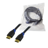 Logilink HDMI-Kabel Ethernet High Speed, 4K2K/60Hz,10.00m sw bulk