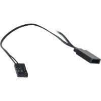 Inter-Tech Argus RS-051 RGB 120mm Case Fan 2-pol Stromanschluß schwarz