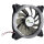 Inter-Tech Argus RS-051 RGB 120mm Case Fan 2-pol Stromanschluß schwarz