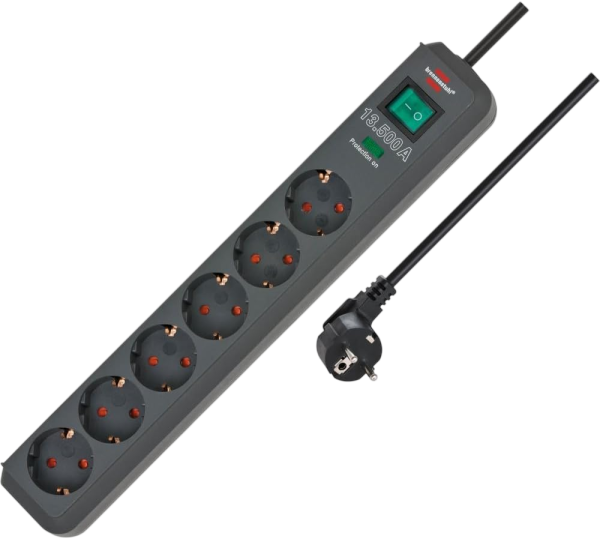 Brennenstuhl Überspannungsschutz ECO-Line  6x 5m  13.5kA