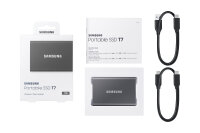SSD    1TB Samsung Portable SSD T7 USB3.2 Gen.2 Titan Grey