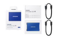 2TB Samsung Portable SSD T7 USB-C 3.1 Indigo Blue