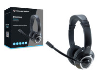 Conceptronic Headset Stereo USB  2m Kabel 95dB schwarz