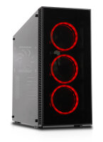 Cooltek VIER Midi Tower RGB Schwarz ATX/M-ATX/IT