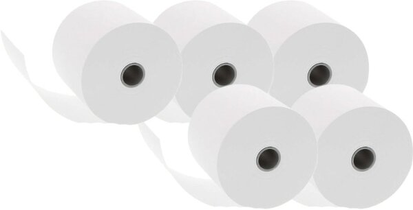 GENIE Papierrolle 57mm holzfrei -universal einsetzbar-  5St.