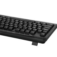 Logilink Funktastatur & Funkmaus 1000dpi Combo Set 2.4GHz Tastatur + Maus schwarz