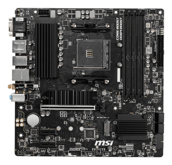 MSI B550M PRO-VDH WIFI    AMD B550 AM4 4xDDR4 GLAN mATX Mainboard