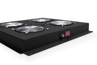 DIGITUS Dachlüftereinheit     Unique/Dynamic 4 Lüfter schw.