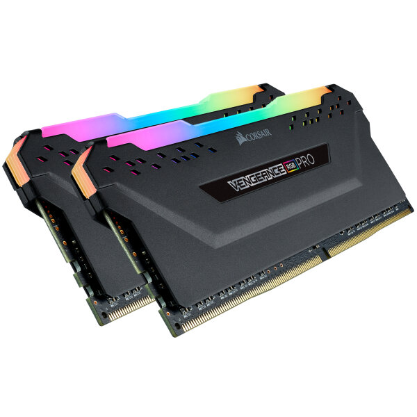 32GB Corsair Vengeance RGB PRO RGB DDR4-3600 CL18 2x 16GB Kit DDR4 DIMM RAM 3600MHz schwarz