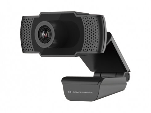 Conceptronic AMDIS Full-HD WebCam + Mikrofon 2MP 1080p / 30Hz USB 2.0 schwarz