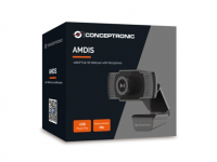 Conceptronic AMDIS Full-HD WebCam + Mikrofon 2MP 1080p / 30Hz USB 2.0 schwarz