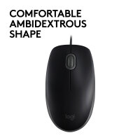Logitech USB Mouse B110 black