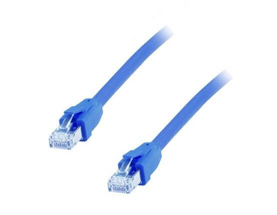 Equip Patchkabel Cat8.1     S/FTP 2xRJ45  2.00m    blau LSZH Polybeutel