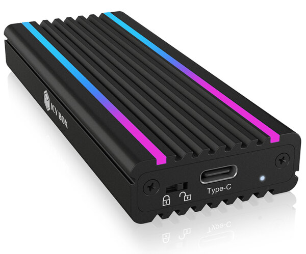 IcyBox  Externes Type-C Gehäuse für M.2 NVMe SSD extern retail