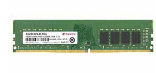 8GB Transcend JetRam DDR4-3200 CL22 DDR4 RAM 3200MHz Single 1x 8GB DIMM