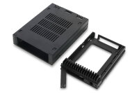 IcyDock 1x2.5" SATA/SAS in 1x3.5" bay mobile rack screwless