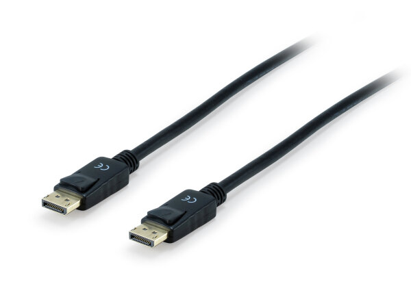 Equip DisplayPort 1.4  8K/60Hz 2m DP 2x Stecker Kabel schwarz