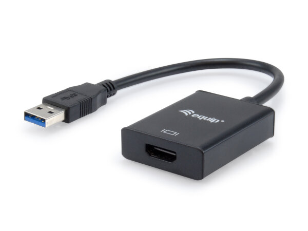 Equip USB 3.0 auf HDMI Adapter 1920x1080/60Hz 15cm schwarz