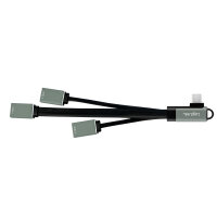 Logilink USB-HUB 3-Port,2xUSB2.0AF + 1xUSB3.0AF,gewink.Steck