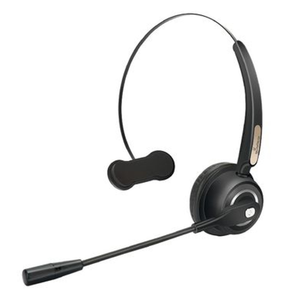 MediaRange Headset Bluetooth monaural mit Mikrofon schwarz