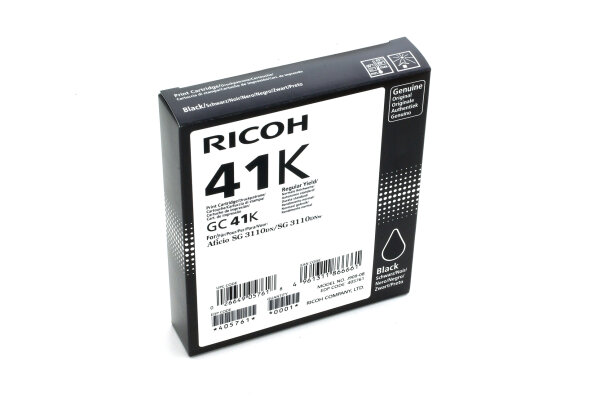 Ricoh Patrone GC41K       black      2400 Seiten      405761