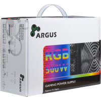 500 Watt Inter-Tech Argus RGB II 500W ATX 2.3 Non Modular 140mm Lüfter 80 PLUS Bronze