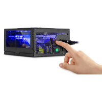 500 Watt Inter-Tech Argus RGB II 500W ATX 2.3 Non Modular 140mm Lüfter 80 PLUS Bronze