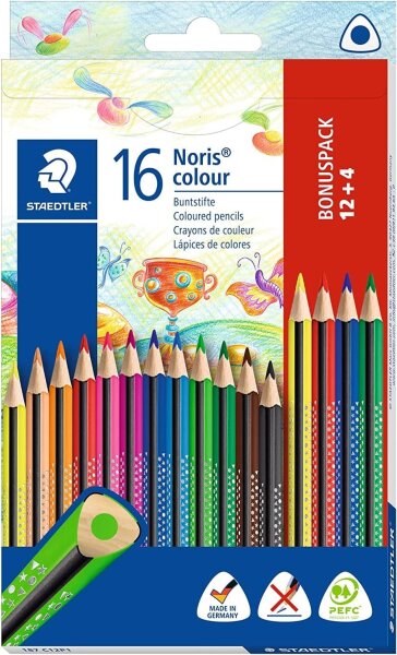 STAEDTLER Buntstift Noris colour 12+4