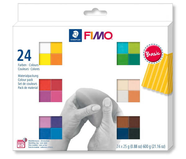 FIMO Set Mod.masse Fimo soft MP Basic Colours 24 Stück