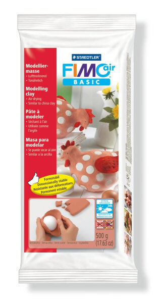 FIMO Mod.masse FimoAir basic 500g terra