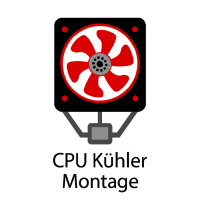 Service Hardware Einbau ab 700g CPU Kühler-Montage...