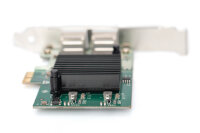 DIGITUS Dual Gigabit Ethernet PCI Express Karte, 2-Port