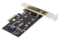 Digitus M.2 NGFF / NVMe SSD PCI Express 3.0 (x4) Add-On Karte