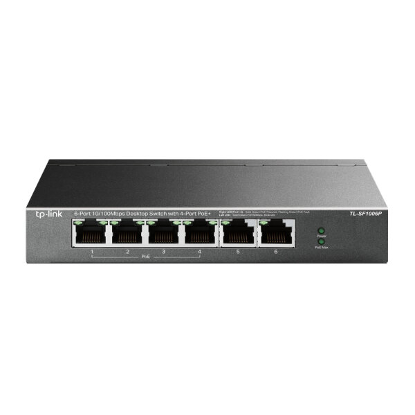 TP-Link Switch 6x FE TL-SF1006P (davon 4PoE+)