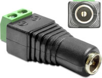 DELOCK Adapter Terminalblock 2Pin -> DC 2,5 x 5,5mm...